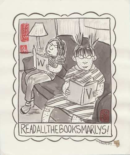 Read All The Books Marlys